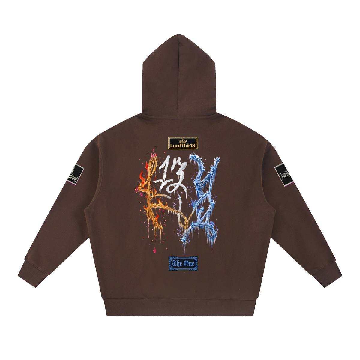 LZThir13 Fire & Ice Hoodie – Dark Edition