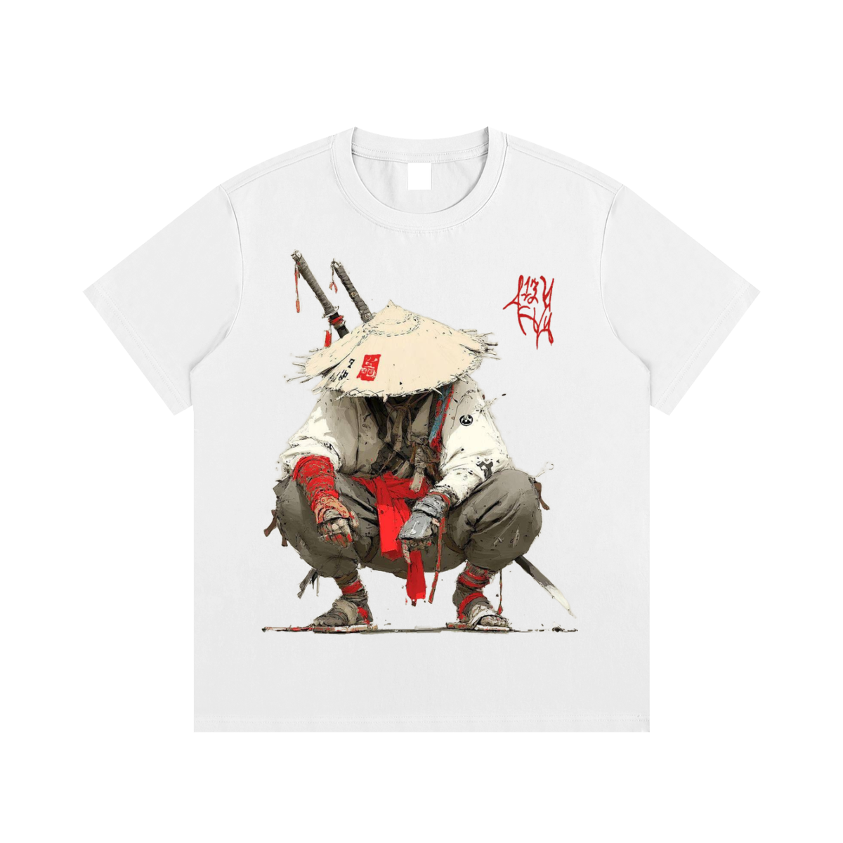 LZThir13 Ronin — Samurai Tee (Vintage Red Ronin)