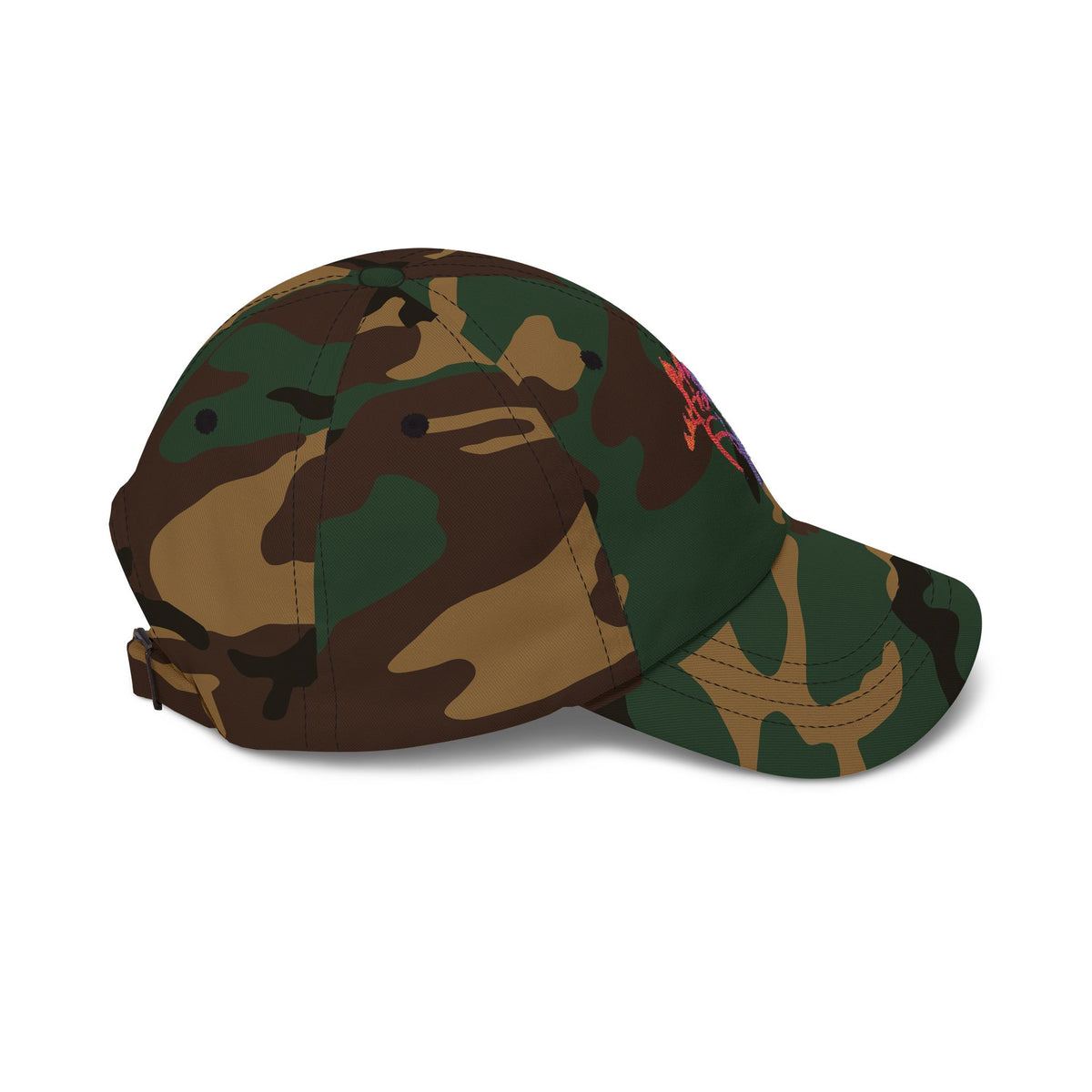 LZThir13 Fire & Ice Embroidered Dad Cap