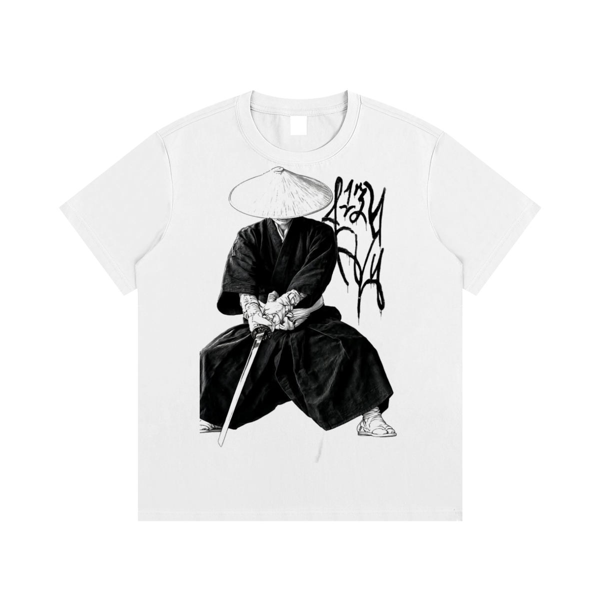 LZThir13 Ronin — Samurai Tee (White Out)