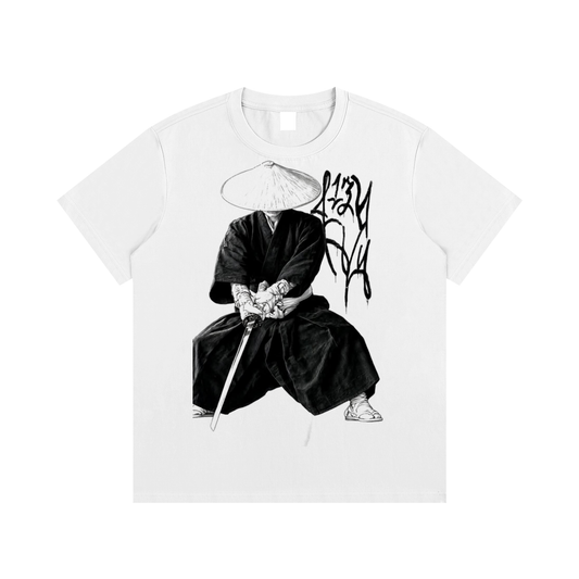 LZThir13 Ronin — Samurai Tee (White Out)