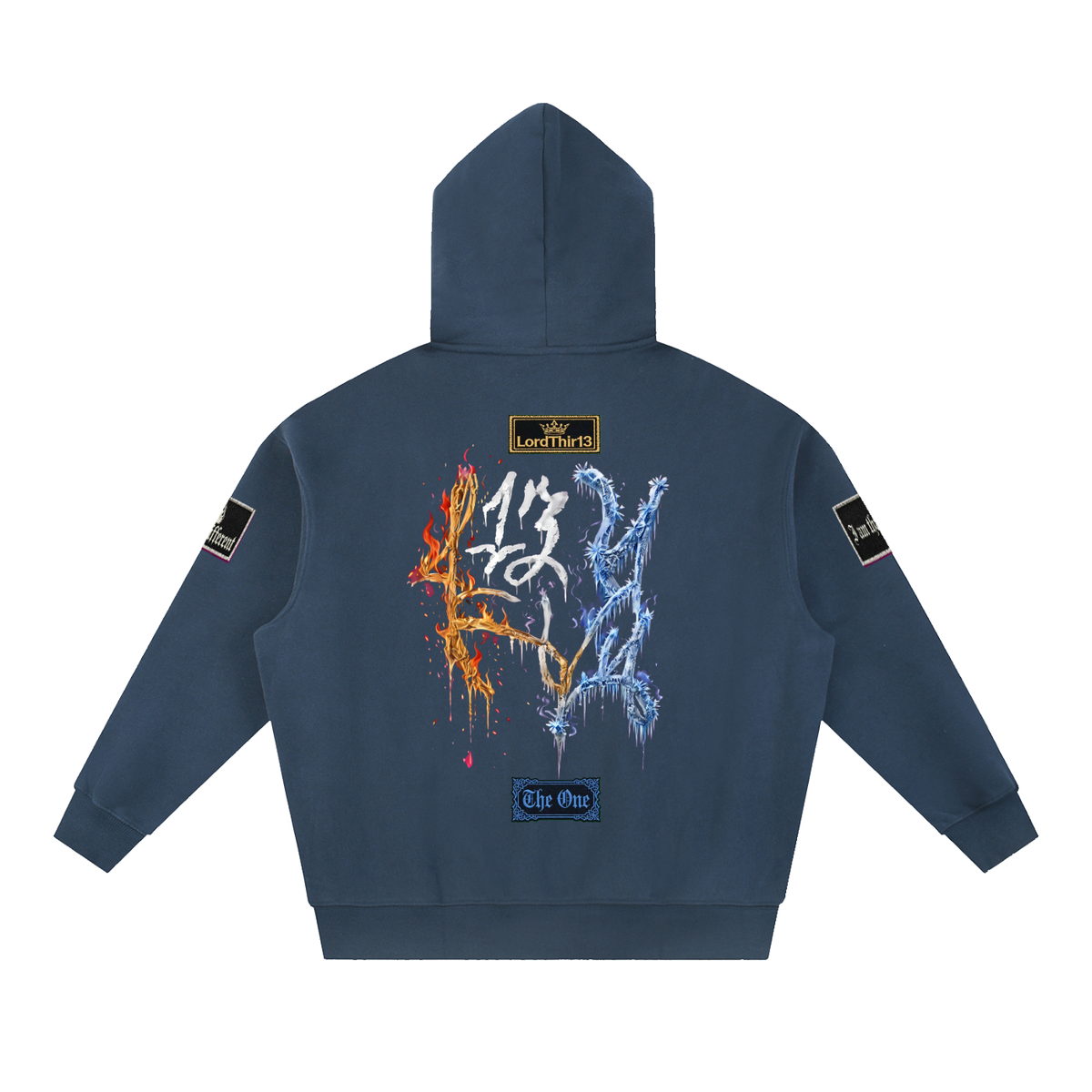 LZThir13 Fire & Ice Hoodie – Dark Edition