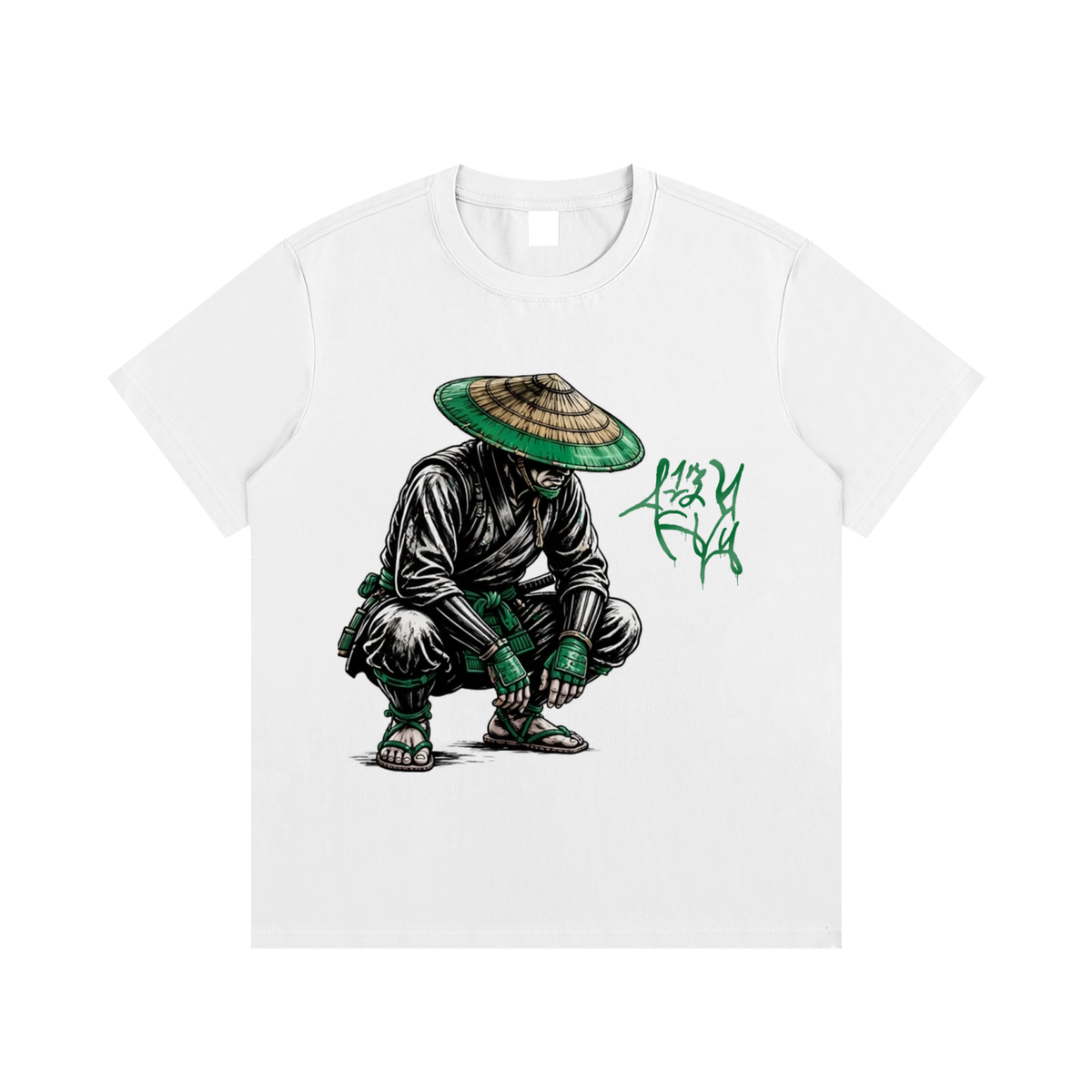 LZThir13 Ronin — Samurai Tee (Emerald Green)