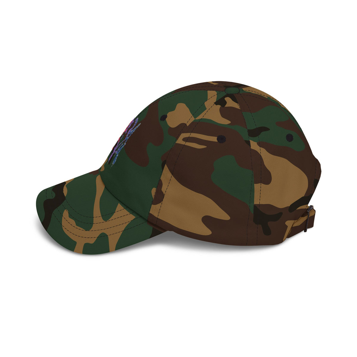 LZThir13 Fire & Ice Embroidered Dad Cap