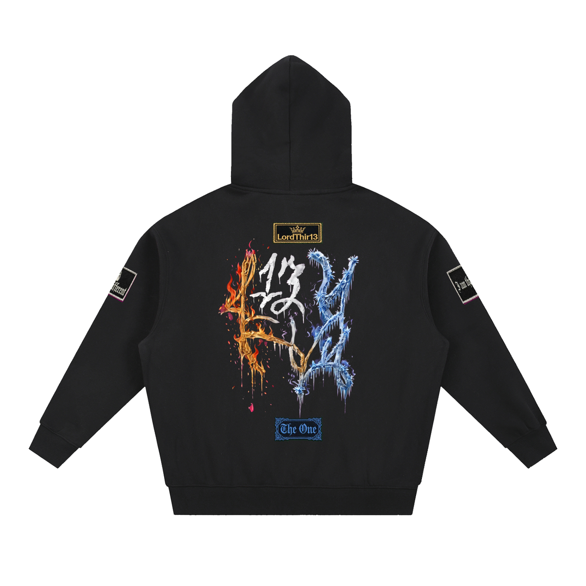 LZThir13 Fire & Ice Hoodie – Dark Edition