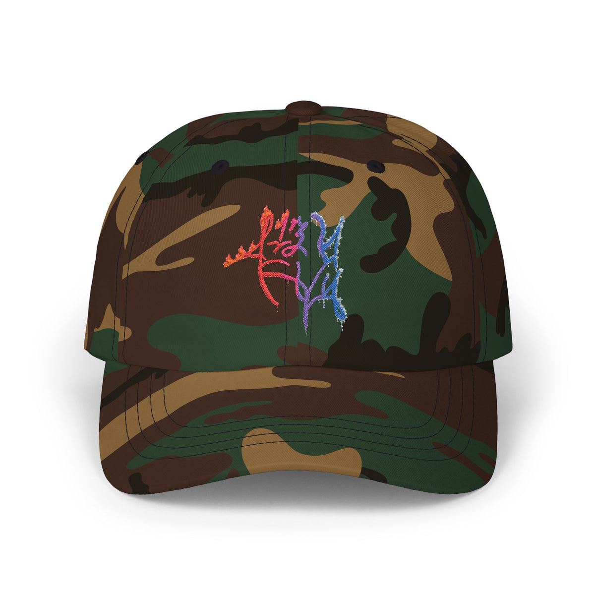 LZThir13 Fire & Ice Embroidered Dad Cap