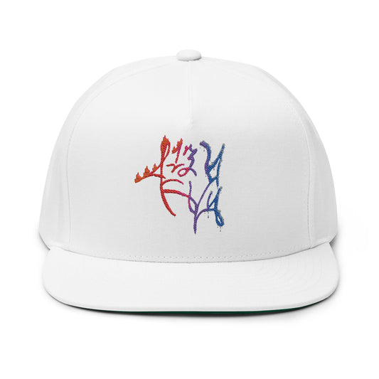 LZThir13 Fire & Ice Flat Bill Cap