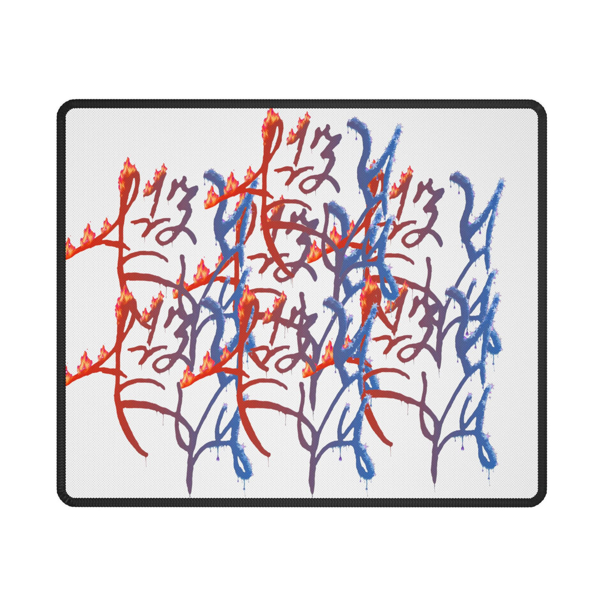 LZThir13 Fire & Ice Desk Mat