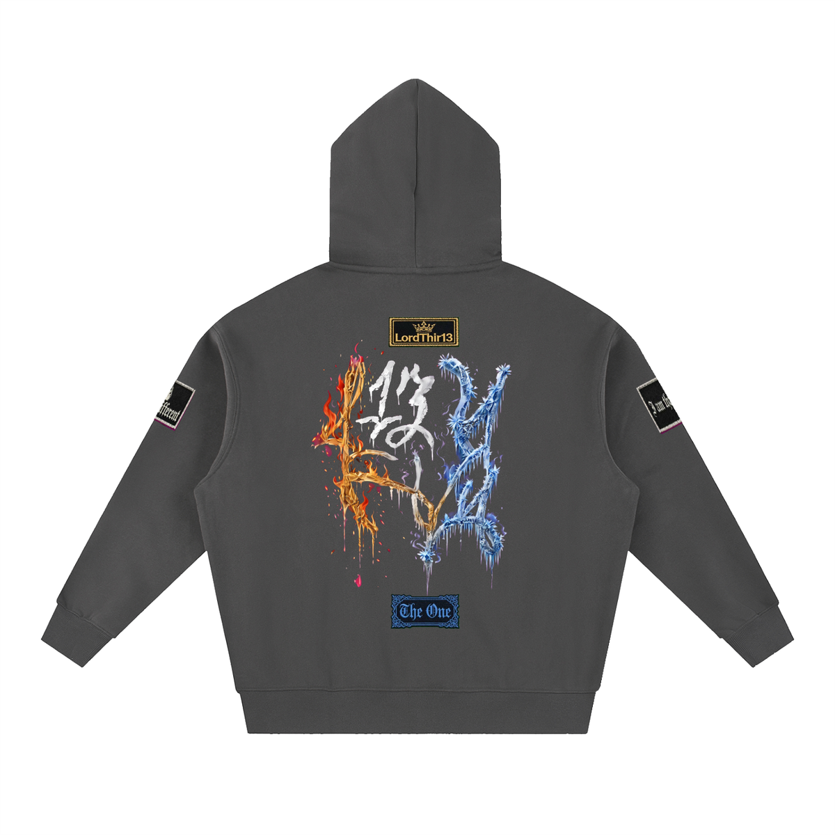LZThir13 Fire & Ice Hoodie – Dark Edition